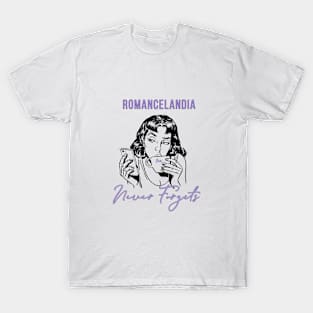 Romancelandia Never Forgets - Lavender T-Shirt